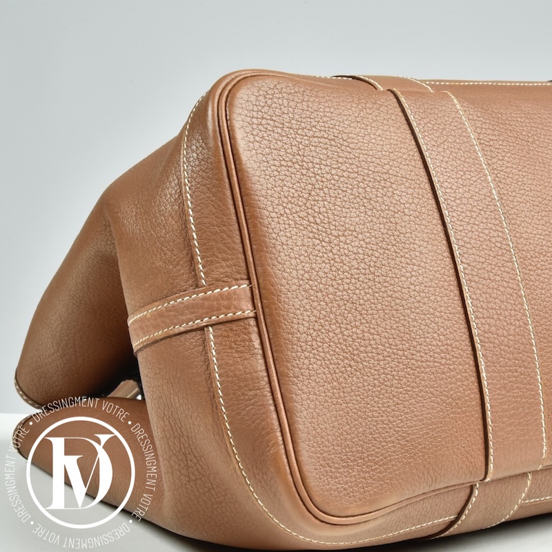 Sac Garden Party 36 en cuir Negonda gold - Hermès Sac Garden Party 36 en cuir Negonda gold - Hermès – Image 5