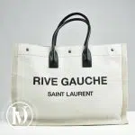 Cabas Rive Gauche en toile beige - Saint Laurent Dressingment Votre