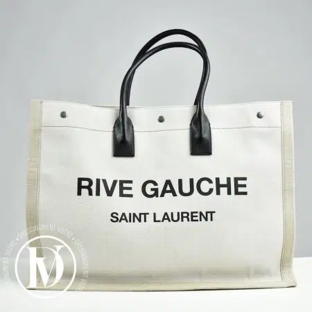 Cabas Rive Gauche en toile beige - Saint Laurent