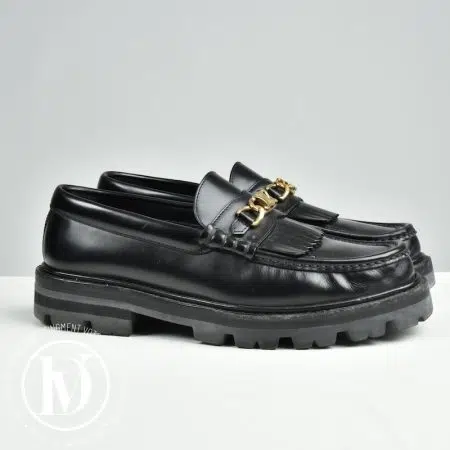 Mocassins Margaret Triomphe en cuir noir p.38 - Céline