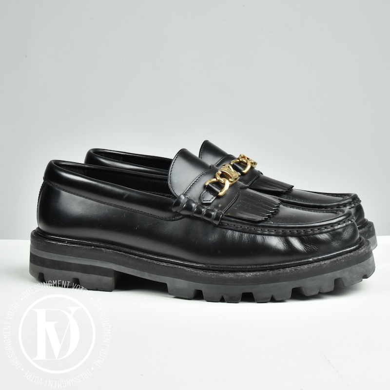 Mocassins Margaret Triomphe en cuir noir p.38 - Céline Mocassins Margaret Triomphe en cuir noir p.38 - Céline Dressingment Votre