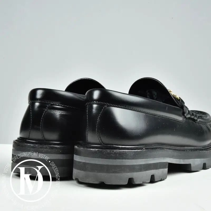 Mocassins Margaret Triomphe en cuir noir p.38 - Céline Mocassins Margaret Triomphe en cuir noir p.38 - Céline – Image 3