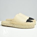 Mules espadrilles en cuir beige p.38 - Chanel Dressingment Votre