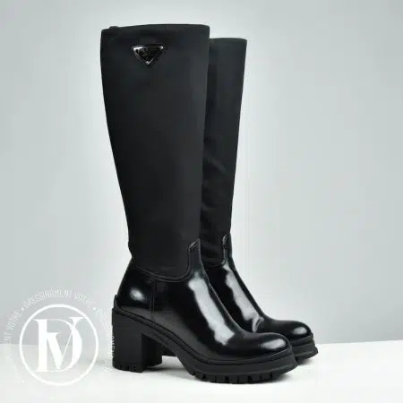Bottes Re-Nylon noires p.39 - Prada