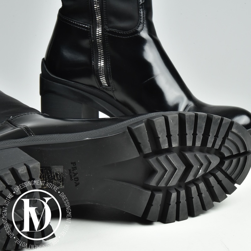 Bottes Re-Nylon noires p.39 - Prada Bottes Re-Nylon noires p.39 - Prada – Image 5