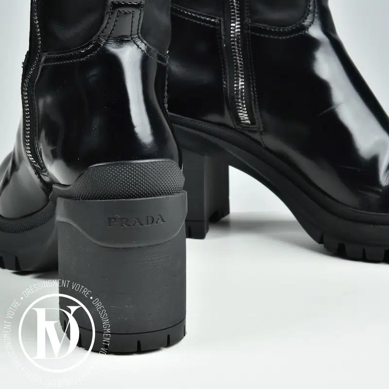 Bottes Re-Nylon noires p.39 - Prada Bottes Re-Nylon noires p.39 - Prada – Image 6