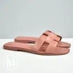 Mules Oran en cuir rose p.40 - Hermès Dressingment Votre