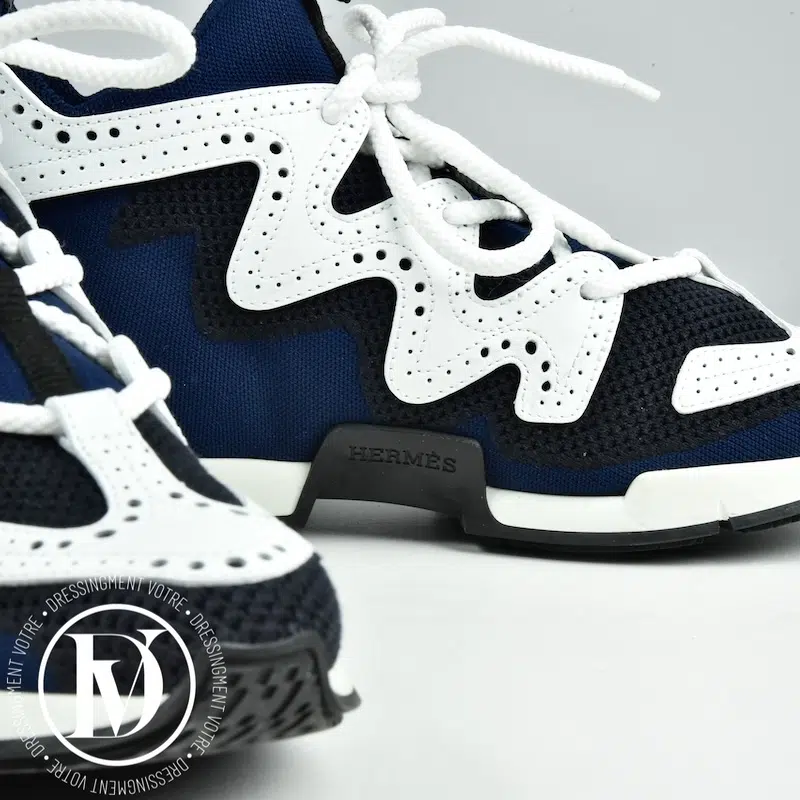 Sneakers Action bicolores p.38,5 - Hermès Sneakers Action bicolores p.38,5 - Hermès – Image 4