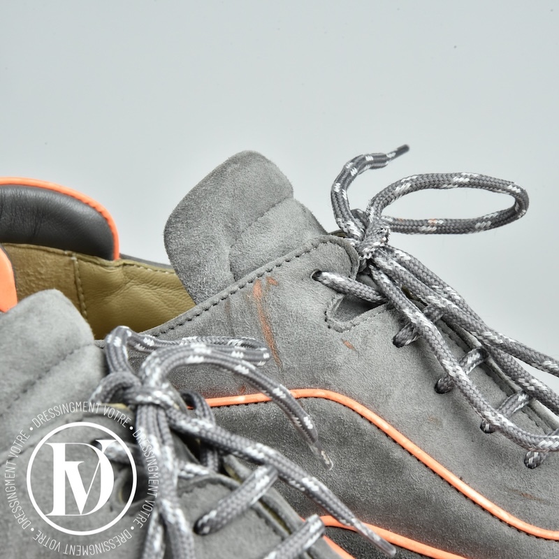Sneakers Volte en suède gris p.38,5 - Hermès Sneakers Volte en suède gris p.38,5 - Hermès – Image 3