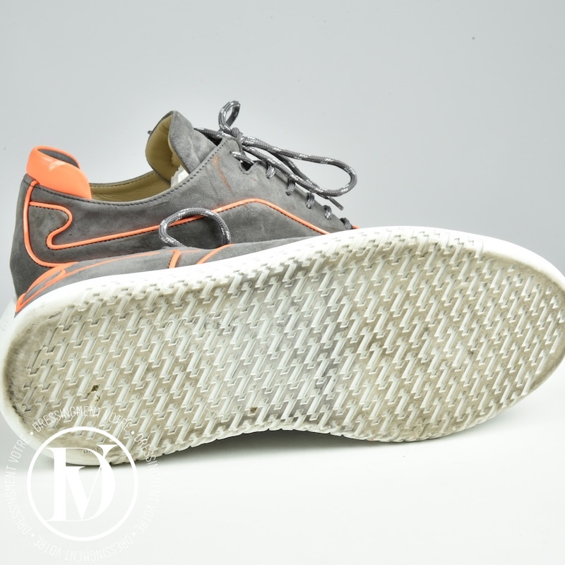 Sneakers Volte en suède gris p.38,5 - Hermès Sneakers Volte en suède gris p.38,5 - Hermès – Image 6