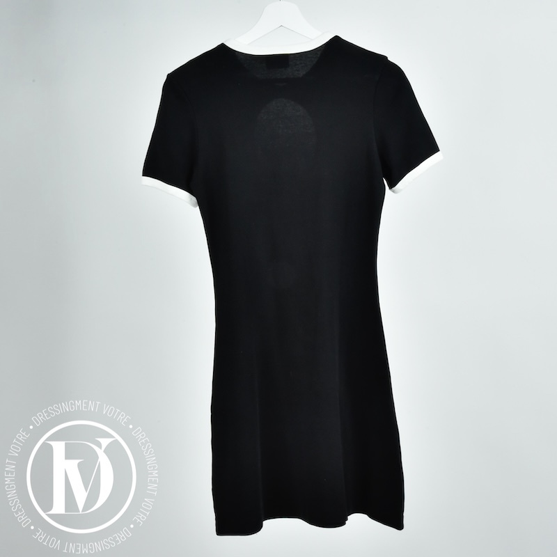 Robe Circle Dry noire t.M - Courrèges Robe Circle Dry noire t.M - Courrèges – Image 3