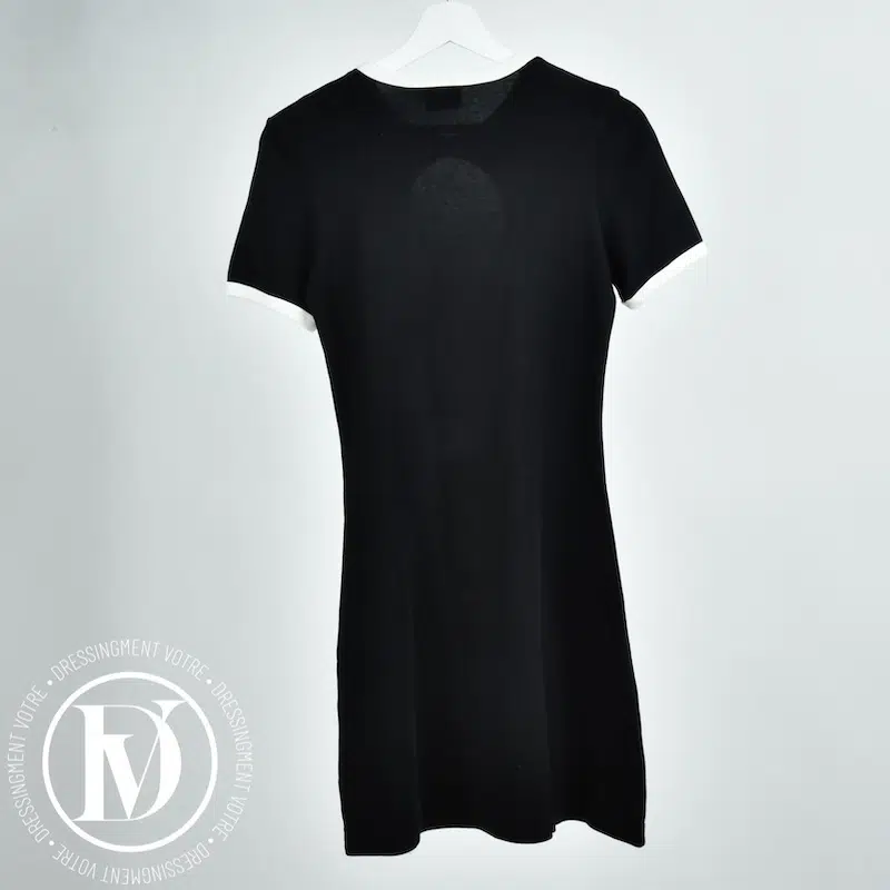 Robe Circle Dry noire t.M - Courrèges Robe Circle Dry noire t.M - Courrèges – Image 3