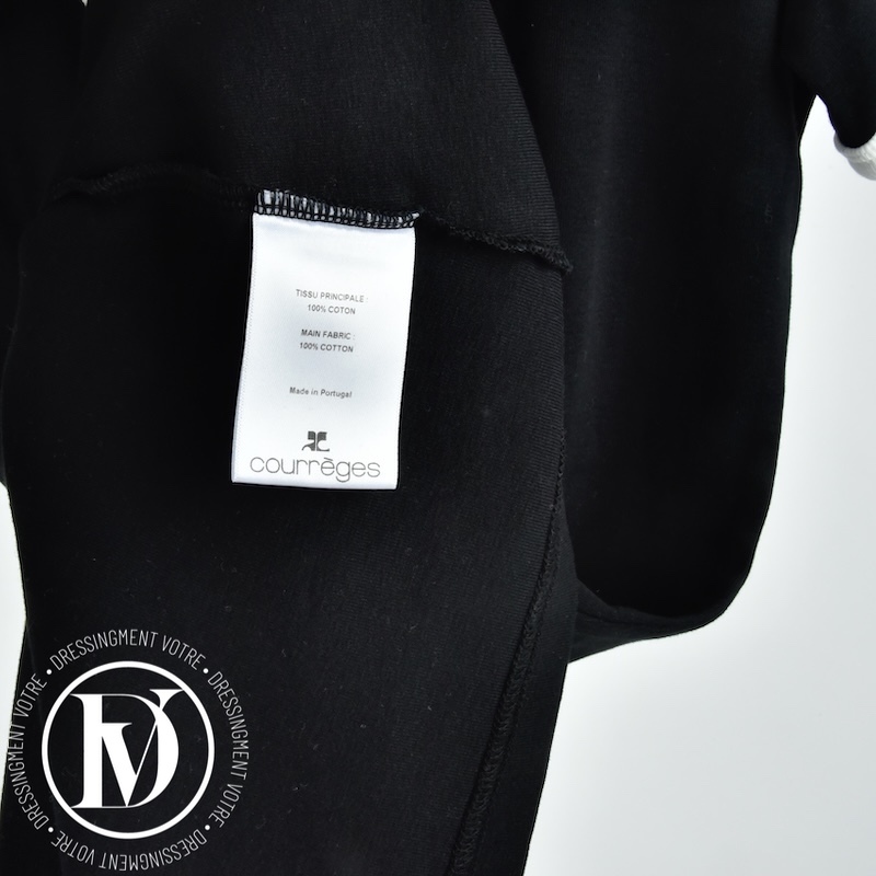 Robe Circle Dry noire t.M - Courrèges Robe Circle Dry noire t.M - Courrèges – Image 5