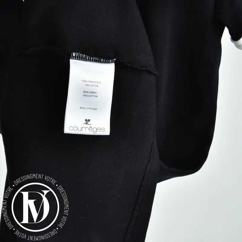 Robe Circle Dry noire t.M - Courrèges Robe Circle Dry noire t.M - Courrèges – Image 5