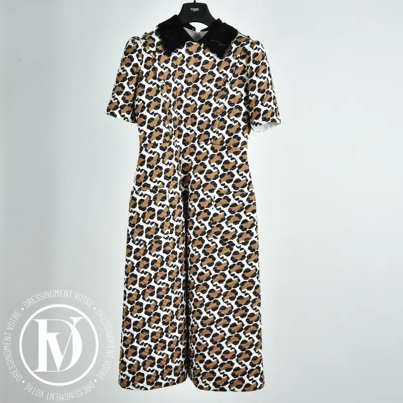 Robe longue multicolore t.38 - Fendi Robe longue multicolore t.38 - Fendi