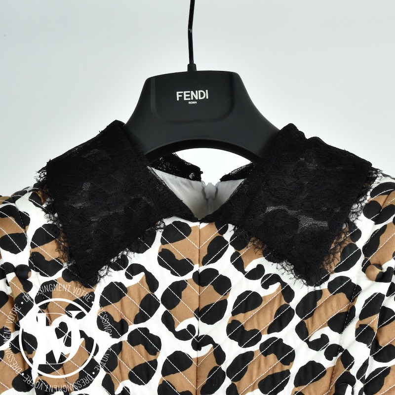Robe longue multicolore t.38 - Fendi Robe longue multicolore t.38 - Fendi – Image 3