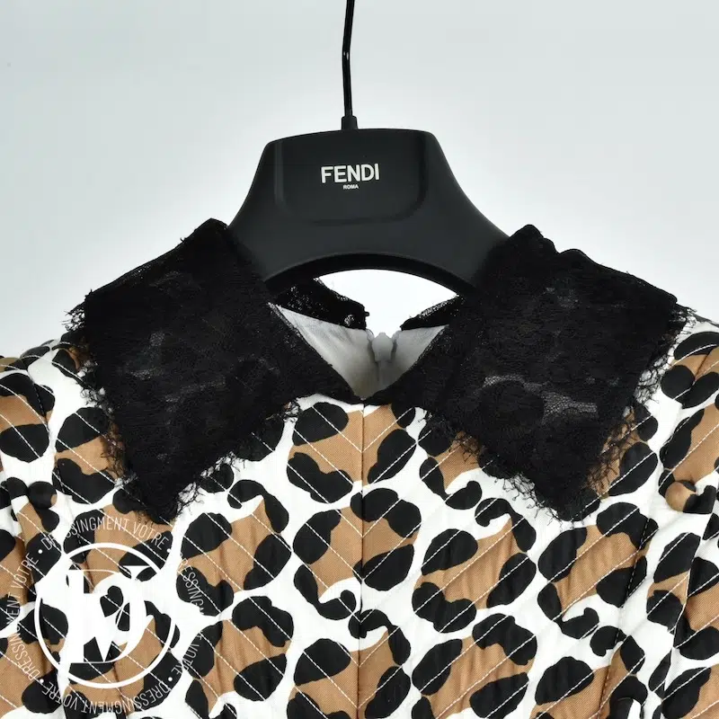 Robe longue multicolore t.38 - Fendi Robe longue multicolore t.38 - Fendi – Image 3