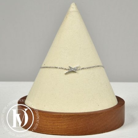 Bracelet french Valentine en or blanc & diamants - Mauboussin