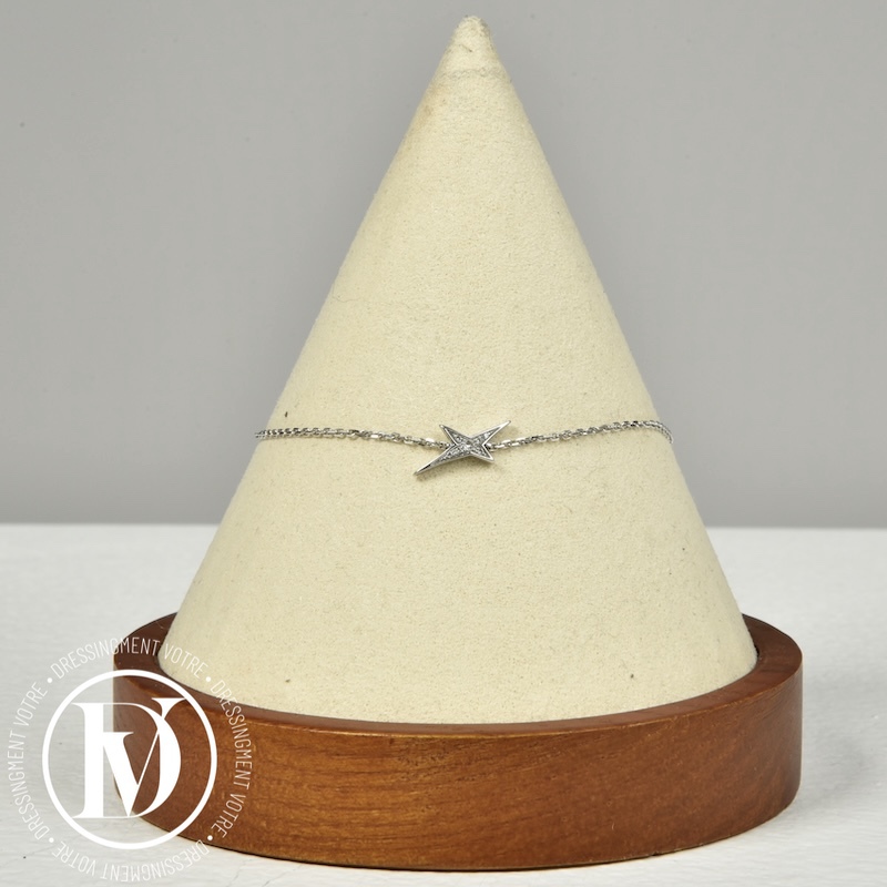 Bracelet french Valentine en or blanc & diamants - Mauboussin Dressingment Votre