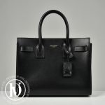 Sac de Jour Baby en cuir lisse noir - Saint Laurent Dressingment Votre