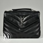 Sac Loulou small en cuir noir - Saint Laurent Dressingment Votre