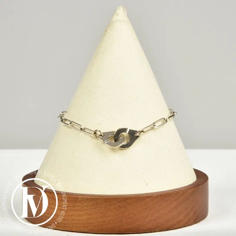 Bracelet Menottes R10 en or blanc - Dinh Van Bracelet Menottes R10 en or blanc - Dinh Van Dressingment Votre