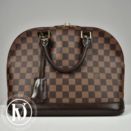 Sac Alma PM en toile damier ébène - Louis Vuitton
