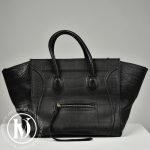 Sac cabas Phantom en cuir noir - Céline Dressingment Votre
