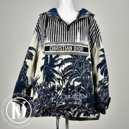 Anorak à capuche bleu - Dior