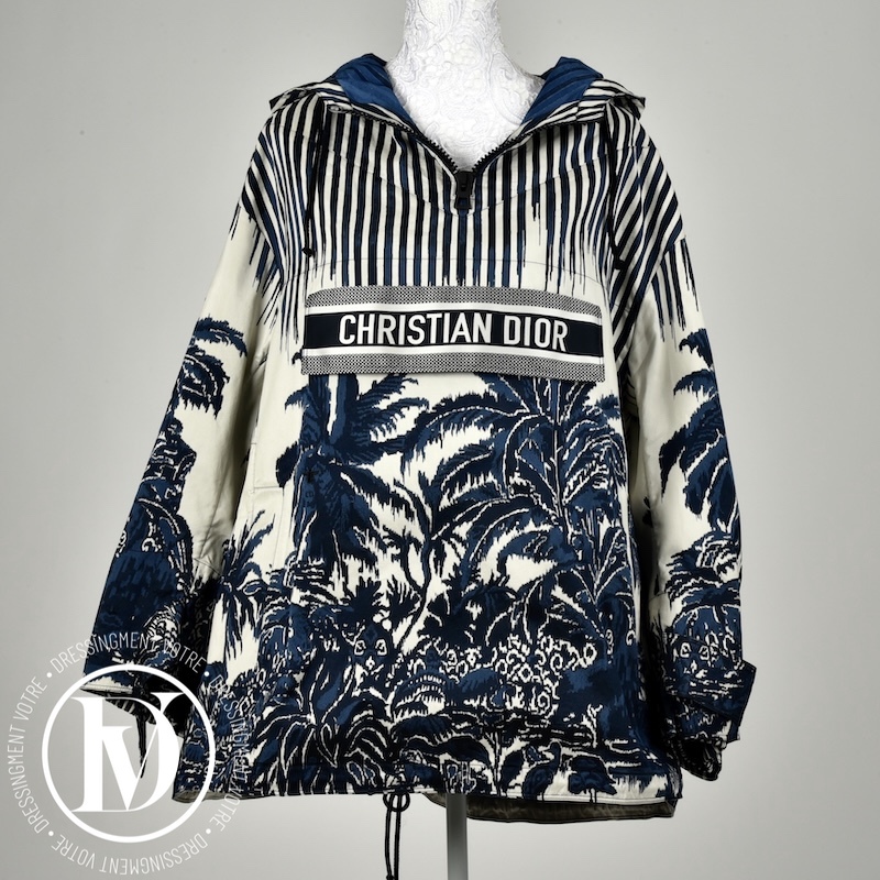 Anorak à capuche bleu - Dior Dressingment Votre