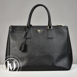 Grand sac Galleria en cuir Saffiano noir - Prada Dressingment Votre