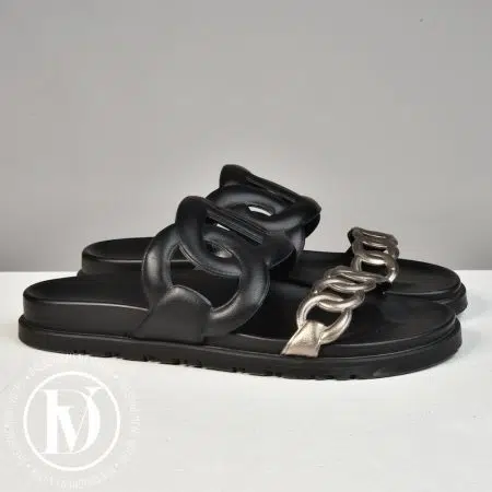 Sandales Extra en cuir bicolore p.37 - Hermès