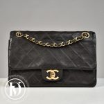 Sac Timeless vintage 23 cm en cuir marron - Chanel Dressingment Votre