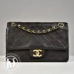 Sac Timeless vintage 23 cm en cuir marron - Chanel Dressingment Votre