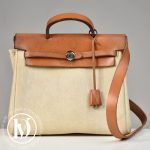 Sac Herbag vintage en cuir et toile - Hermès Dressingment Votre