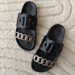 Sandales Extra en cuir bicolore p.37 - Hermès Dressingment Votre