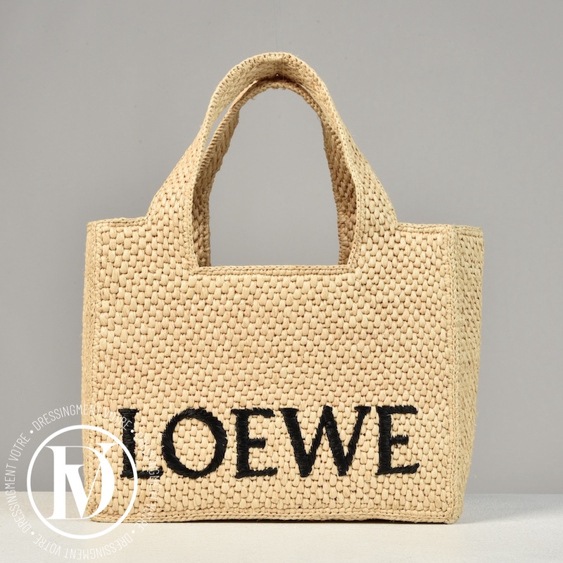 Sac Font Tote PM en raphia - Loewe Dressingment Votre