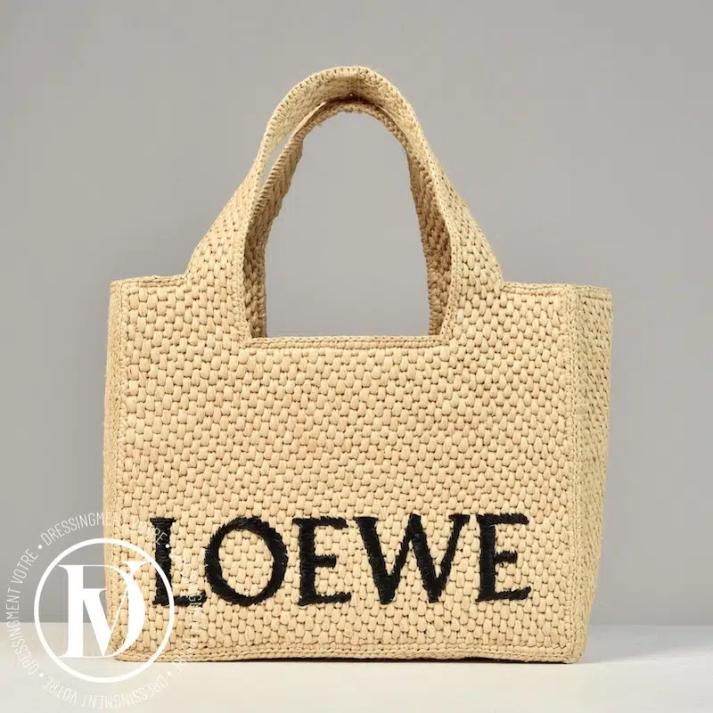 Sac Font Tote PM en raphia - Loewe Dressingment Votre