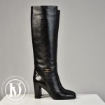 Bottes Claude en cuir noir p.38 - Céline Dressingment Votre