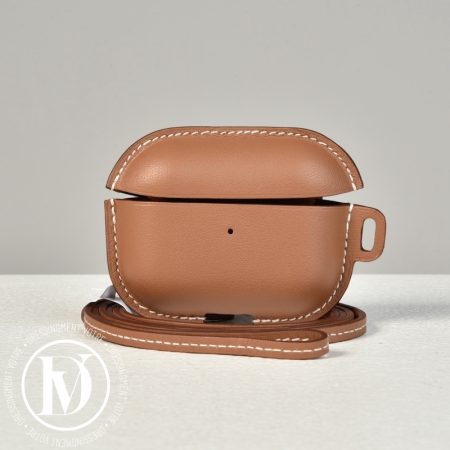 Étui pour Airpods en cuir swift gold - Hermès