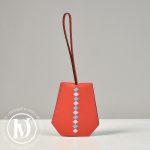Porte-clés en cuir epsom rouge - Hermès Dressingment Votre