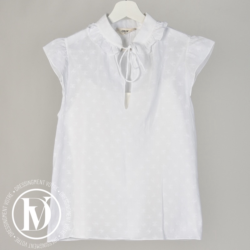 Blouse Triomphe blanche t.36 - Céline Dressingment Votre