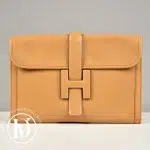 Pochette Jige en cuir gold - Hermès Dressingment Votre
