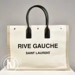Cabas GM Rive Gauche en toile beige - Saint Laurent Dressingment Votre