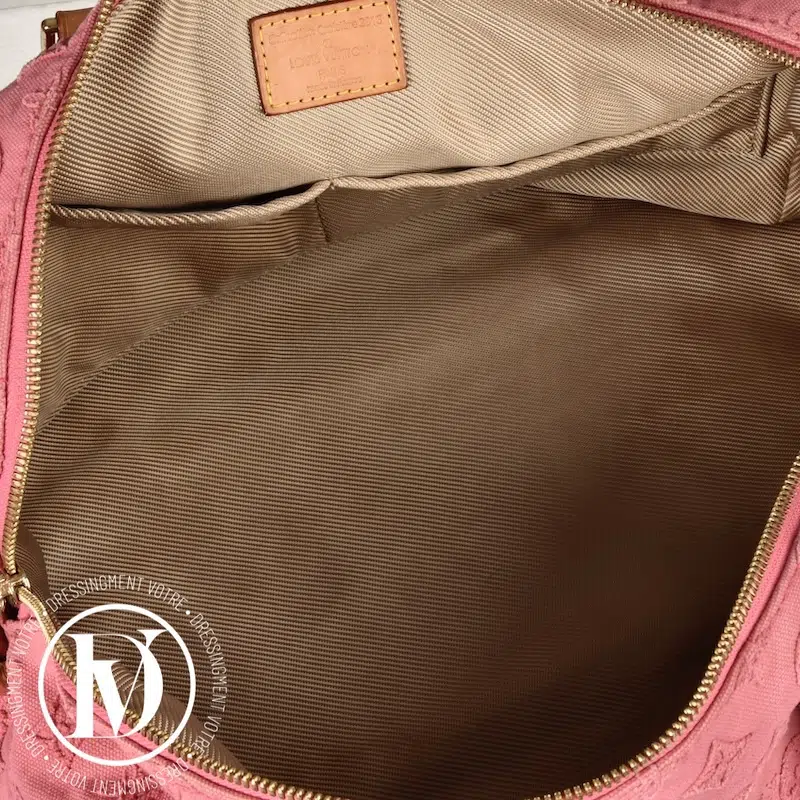 Sac Speedy 35 bandoulière denim rose - Louis Vuitton Sac Speedy 35 bandoulière denim rose - Louis Vuitton – Image 10