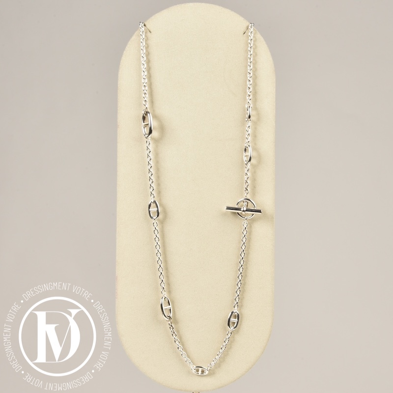 Sautoir Farandole 80 en argent - Hermès Dressingment Votre