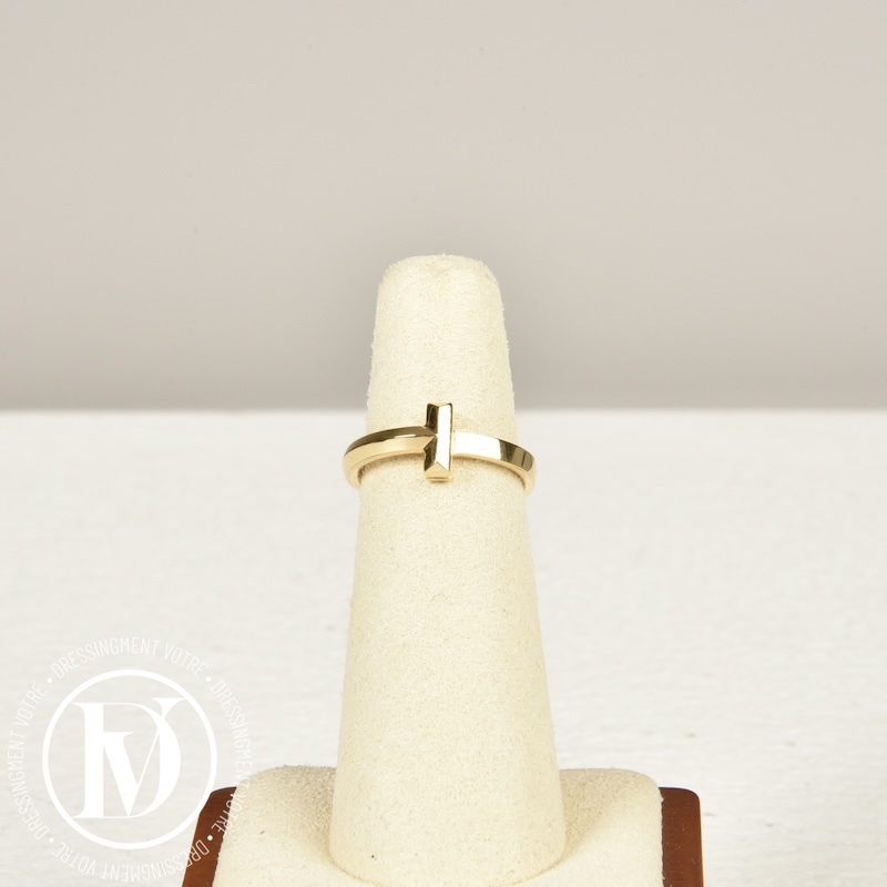 Bague Tiffany T en or jaune t.48 - Tiffany & Co Dressingment Votre