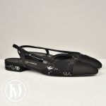 Slingback en tissus noir p.37,5 - Chanel Dressingment Votre