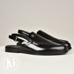 Mocassins slingbacks en cuir noir p.38,5 - Chanel Dressingment Votre