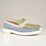Mocassins Guillaume en suède multicolore p.40 - Hermès Dressingment Votre